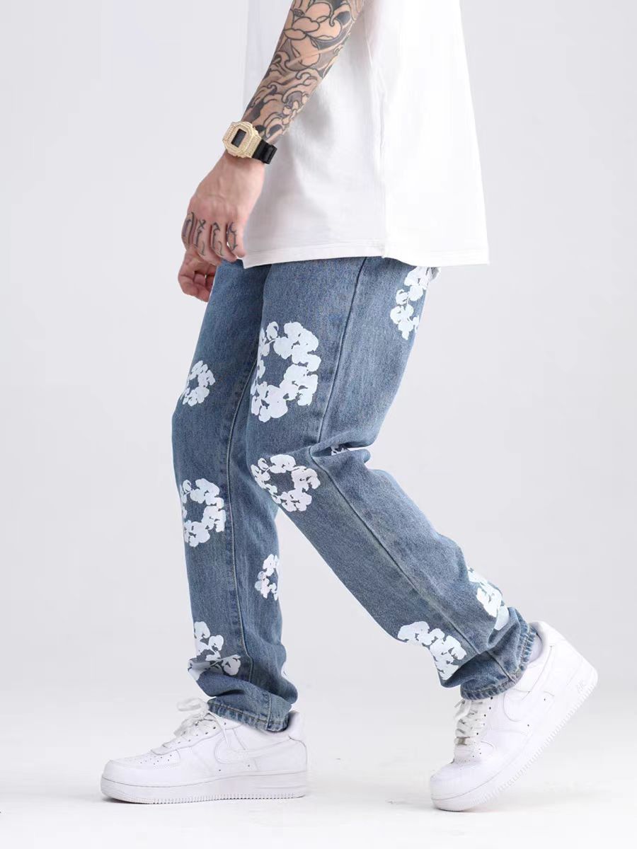 Designer × Japanese Brand × Vintage patchwork flared damaged paint jeans Size US 28 / EU 44 - 3 Thumbnail