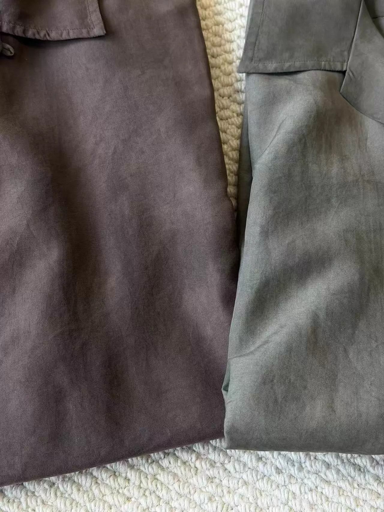 A.PRESSE A.PRESSE 26ss Vintage Regular Collar SS Shirt Brown/Olive Size US M / EU 48-50 / 2 - 6 Thumbnail