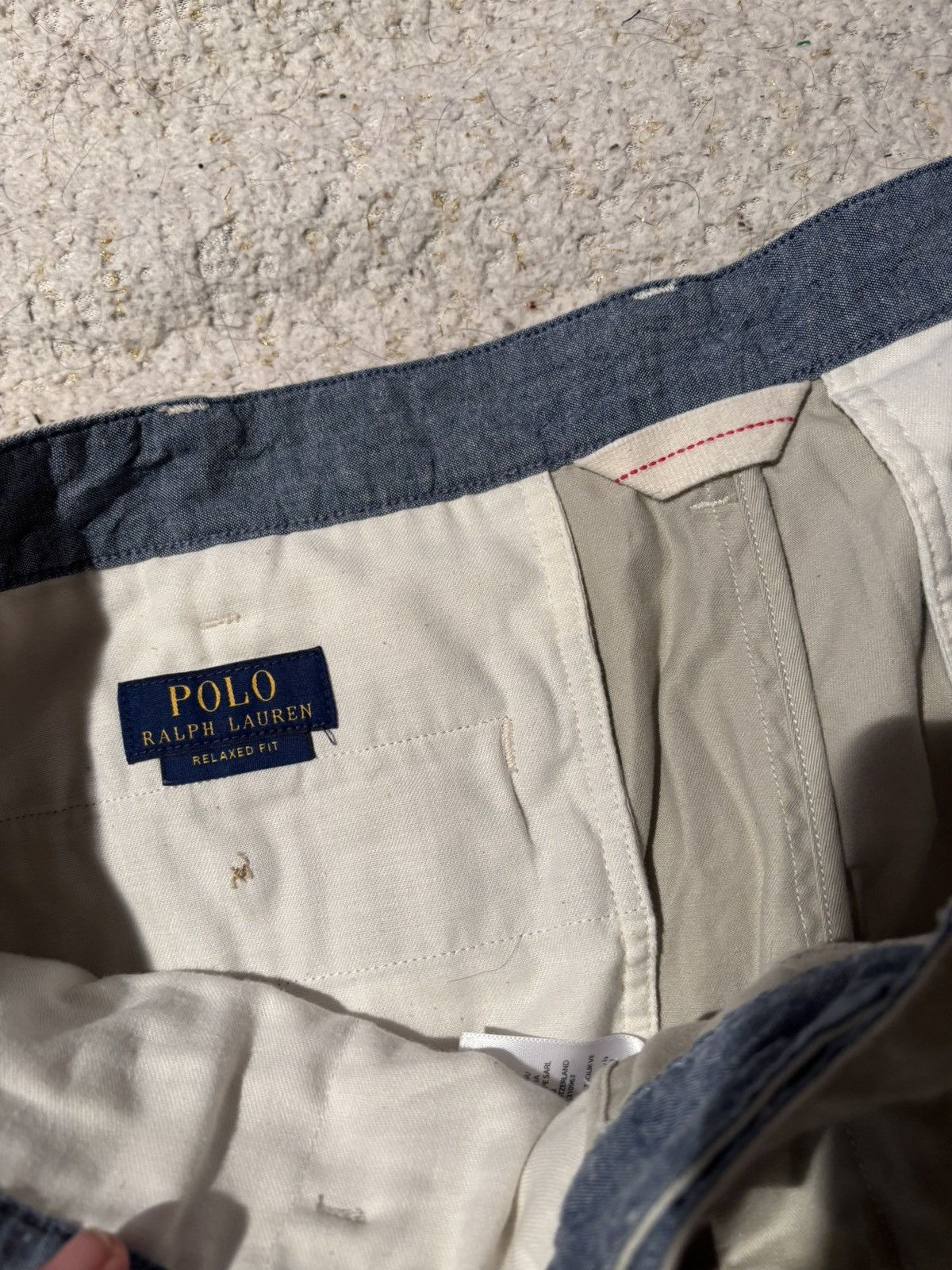 Polo Ralph Lauren Polo by Ralph Lauren Men's Relaxed Fit Khaki Shorts Size 40 Size US 40 / EU 56 - 2 Thumbnail