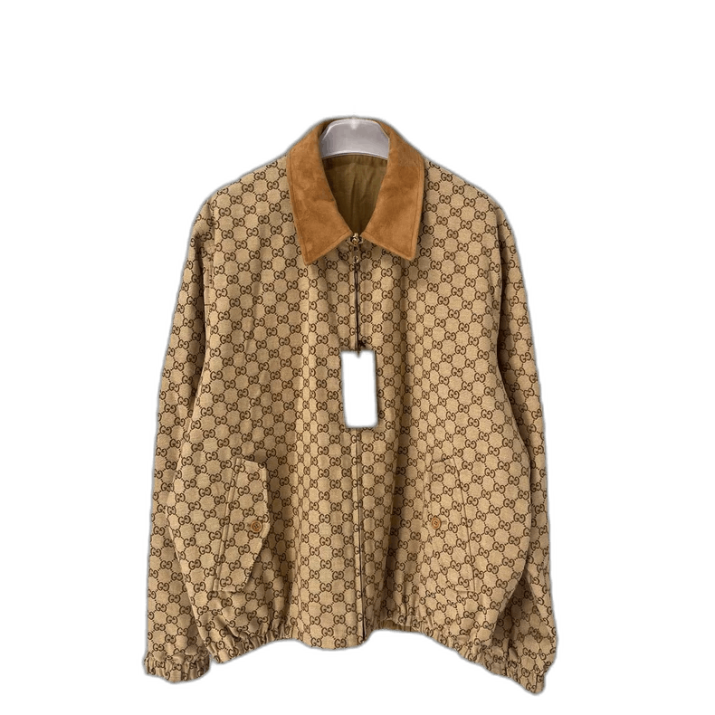 Gucci Gucci brown double-sided zip-up jacket covered in print-250 Size US XL / EU 56 / 4 - 3 Thumbnail