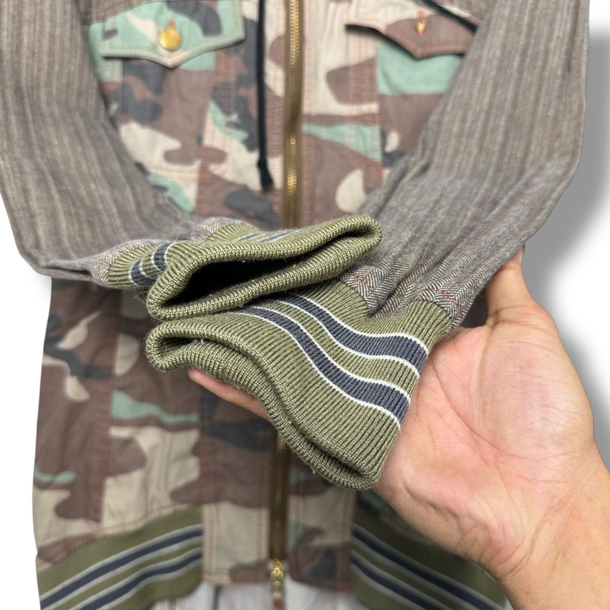 Jean Paul Gaultier Vintage Jean Paul Gaultier Camouflage Army Parka Jacket Size US XS / EU 42 / 0 - 5 Thumbnail
