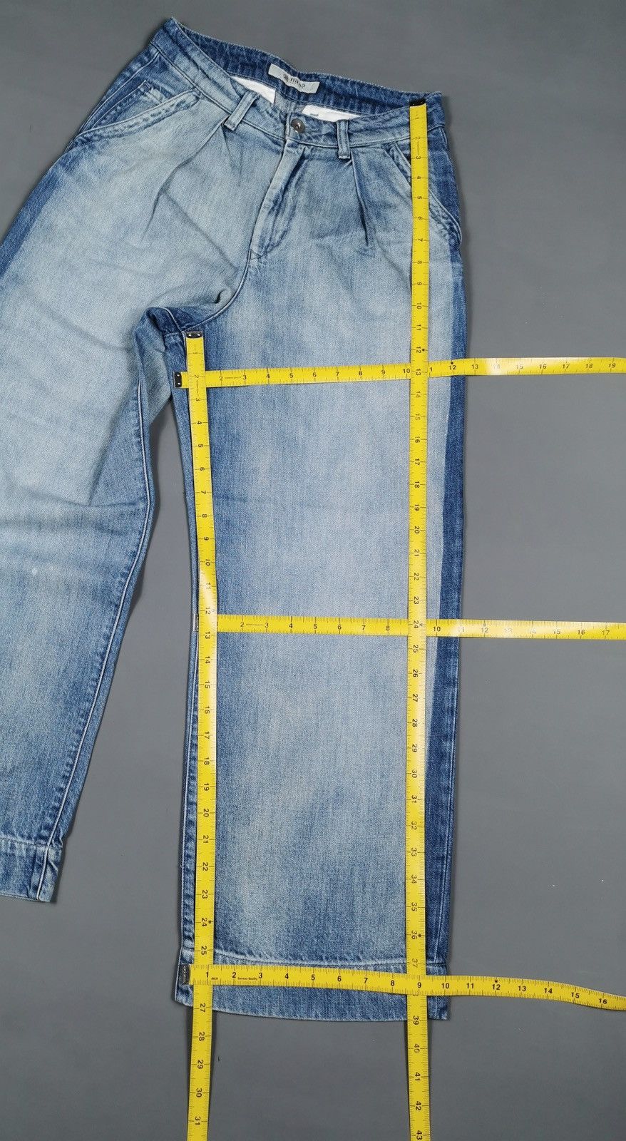 NANO universe Baggy Loose Nano Universe Japan Denim Jeans Size US 26 / EU 42 - 9 Thumbnail