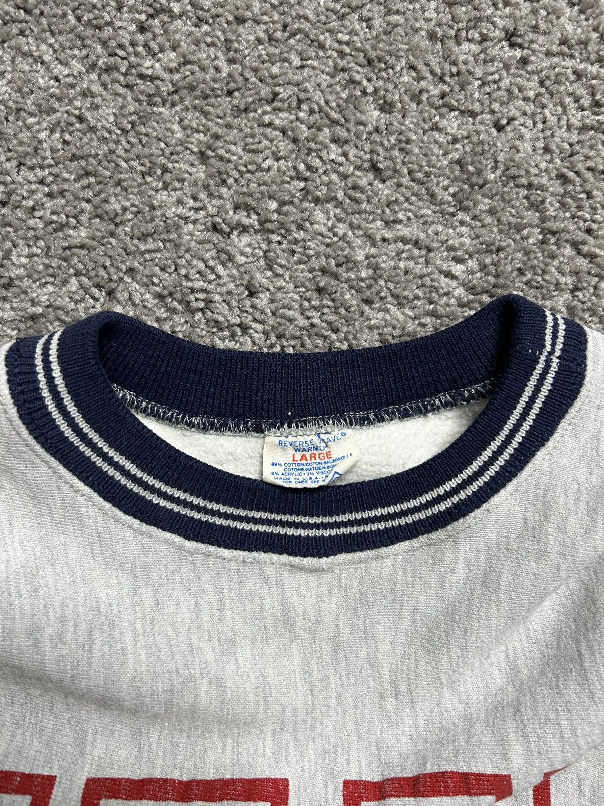 Champion Vintage 80s Reverse Weave Champion Sweatshirt Kansas Jayhawk Size US L / EU 52-54 / 3 - 6 Thumbnail