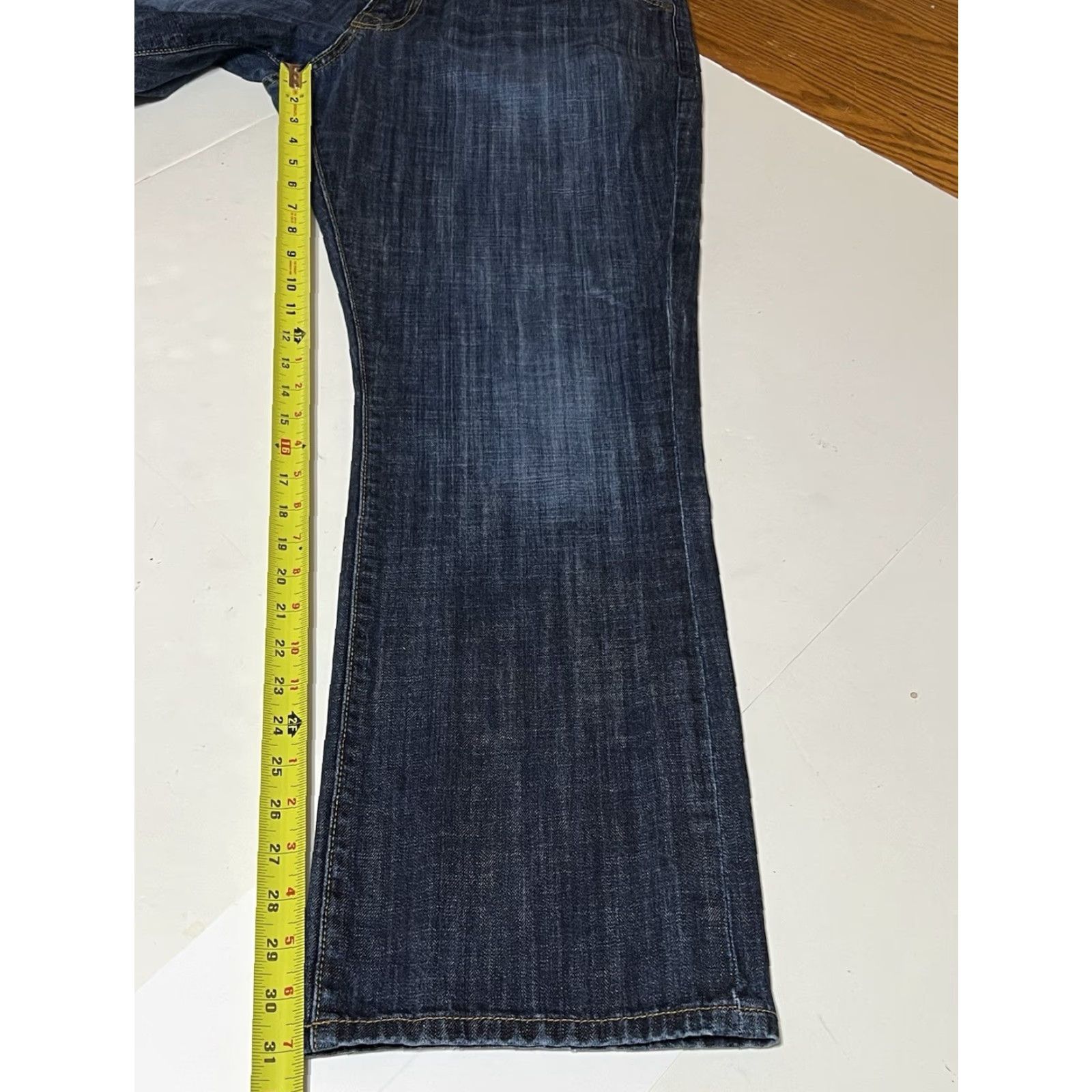 Lucky Brand Lucky Brand 221 Jeans Bootcut Regular 38x31 38x32 Blue Denim Stitch Zipper Logo 5-Pocket Mens Size US 38 / EU 54 - 5 Thumbnail