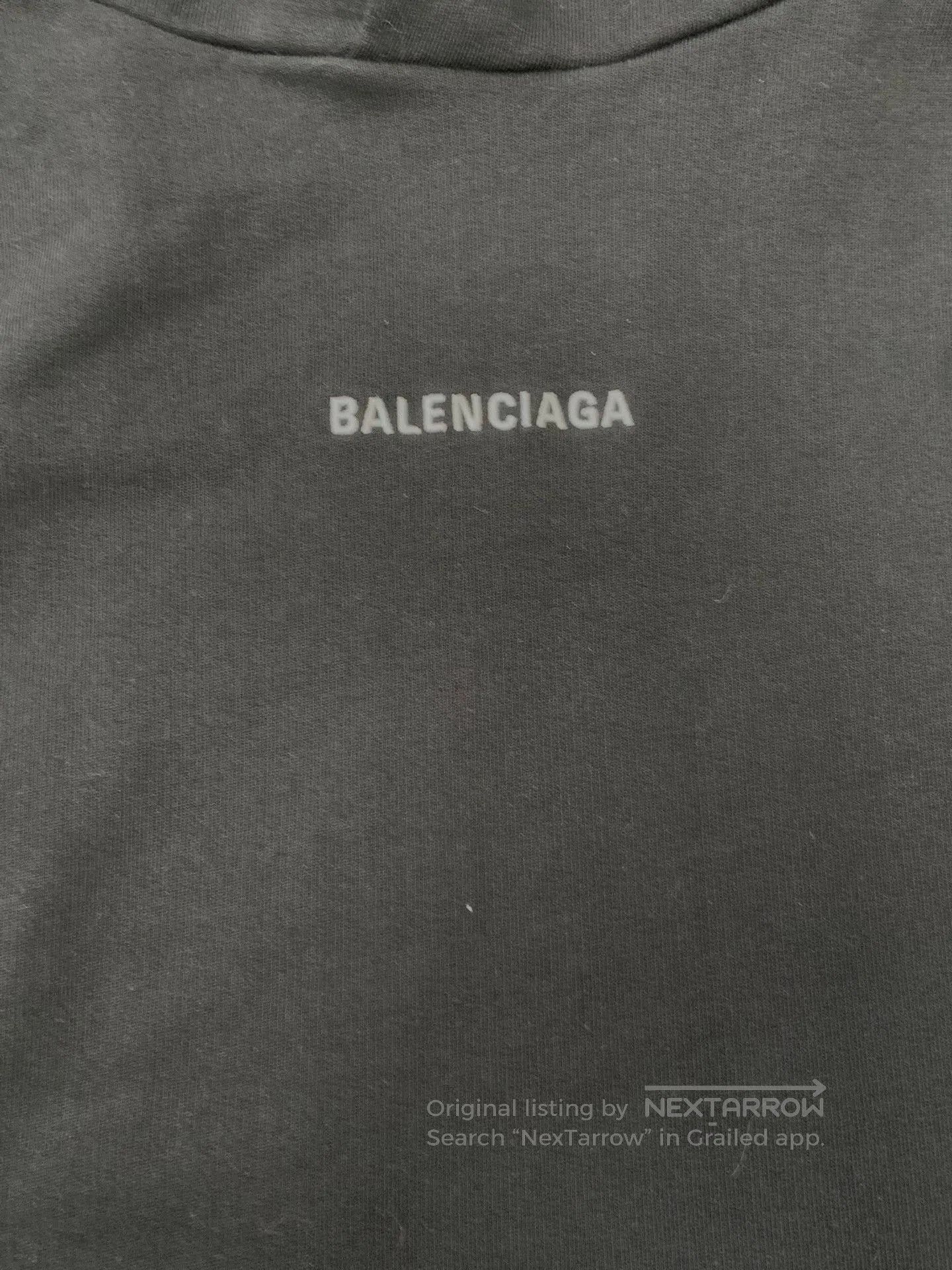 Balenciaga Balenciaga Men's Logo Print Hooded Sweatshirt. Size US L / EU 52-54 / 3 - 3 Thumbnail