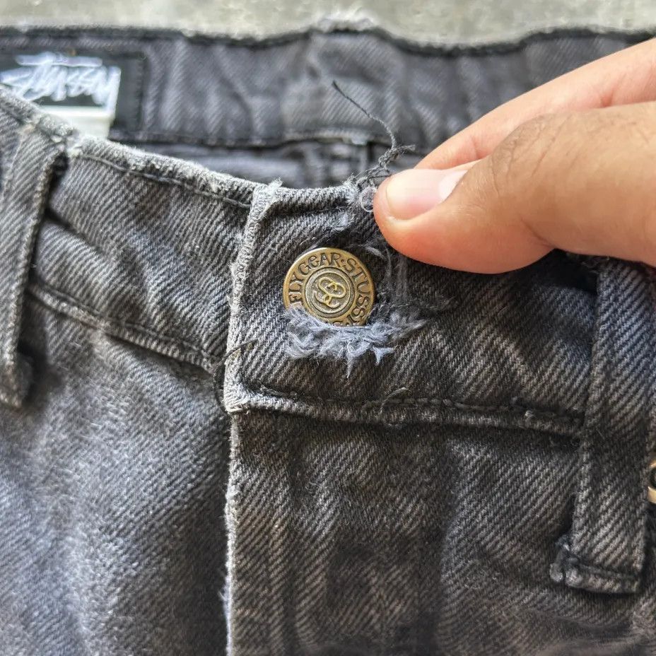 Stussy Vintage 80s Stussy BIG OL Jeans Made In USA Jean Shorts Size US 32 / EU 48 - 5 Thumbnail