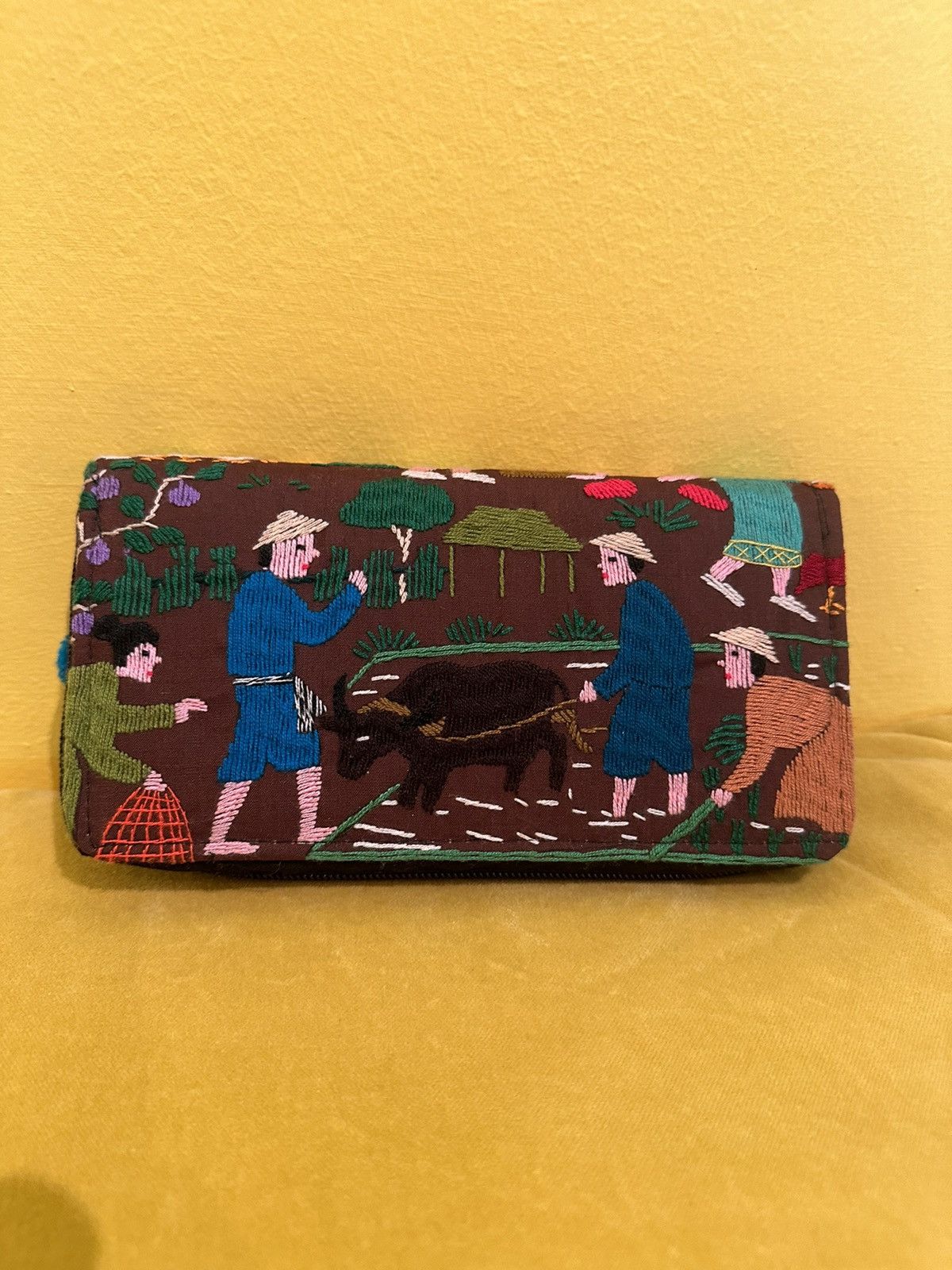 Other Colorful Embroidered Wallet Size ONE SIZE - 2 Thumbnail