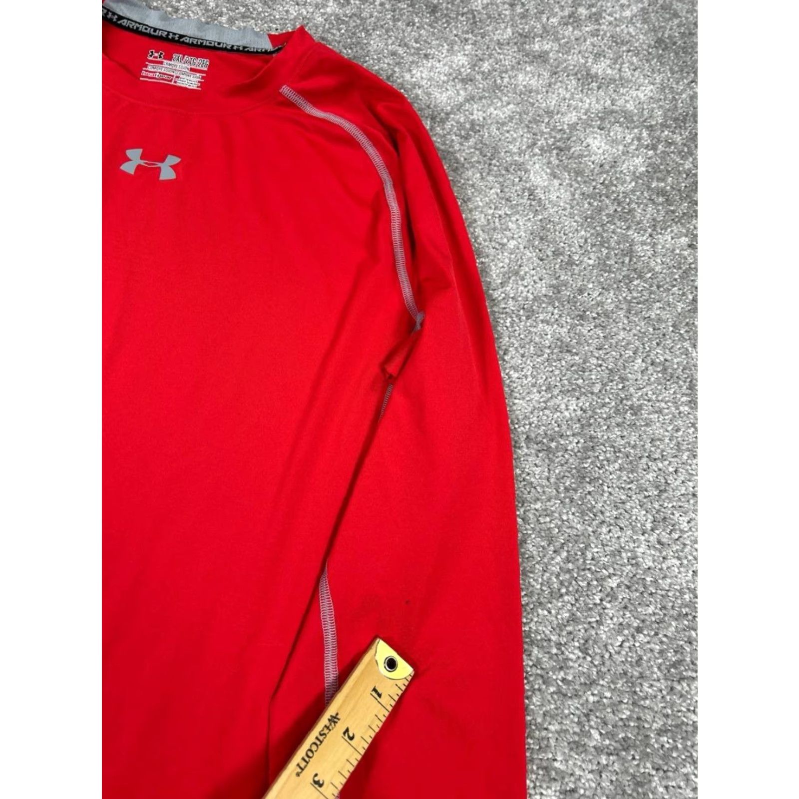 Under Armour Under Armour Shirt Mens Xxl Red Heatgear Training Pullover Size US XXL / EU 58 / 5 - 5 Thumbnail
