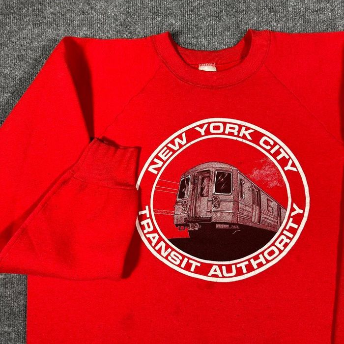 Vintage Vintage New York Sweatshirt Train Subway Graphic 1990s | Grailed