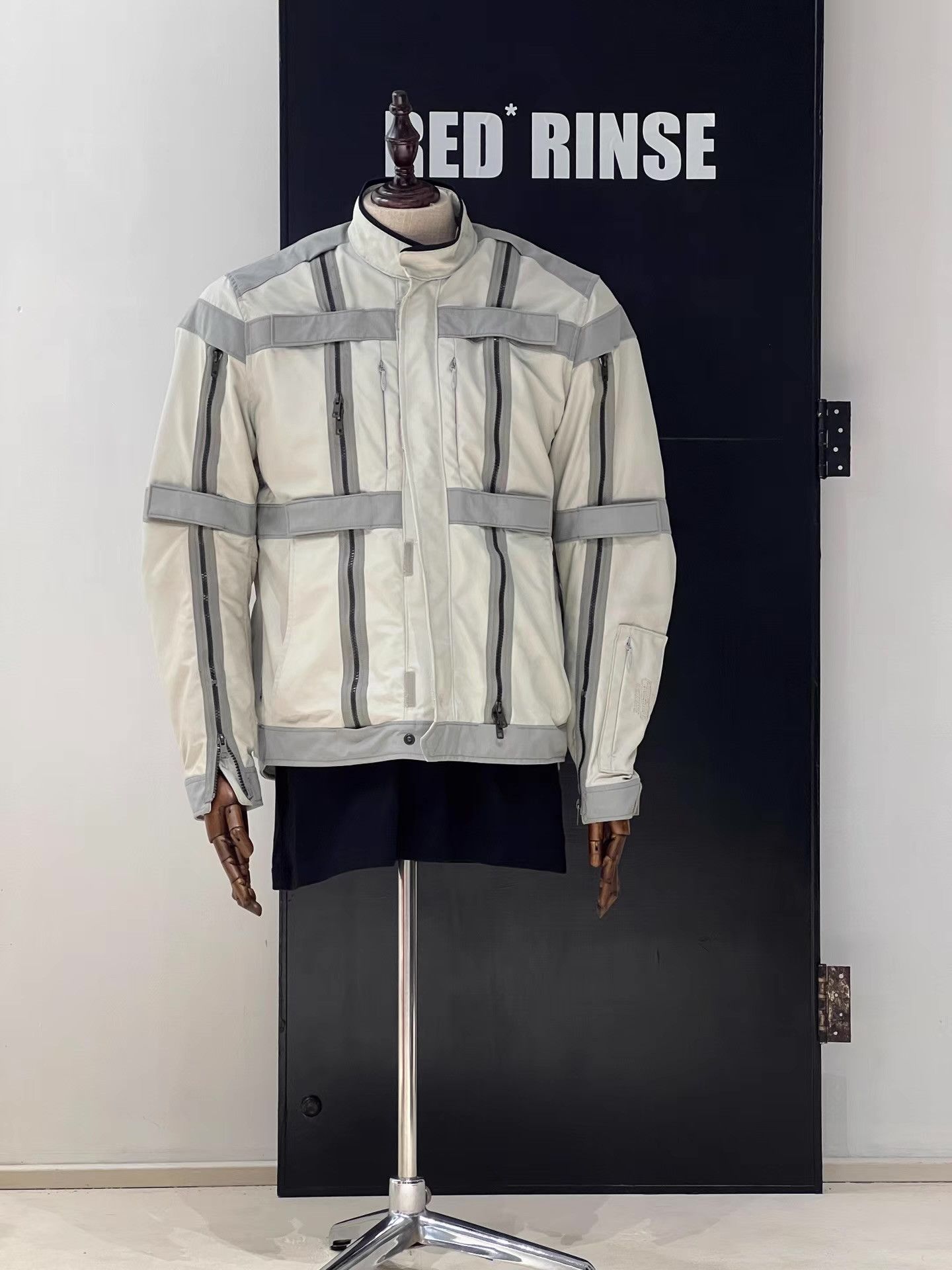 Dolce & Gabbana 90s Zip Strap Biker Jacket Archive Q13 Size US L / EU 52-54 / 3 - 5 Thumbnail