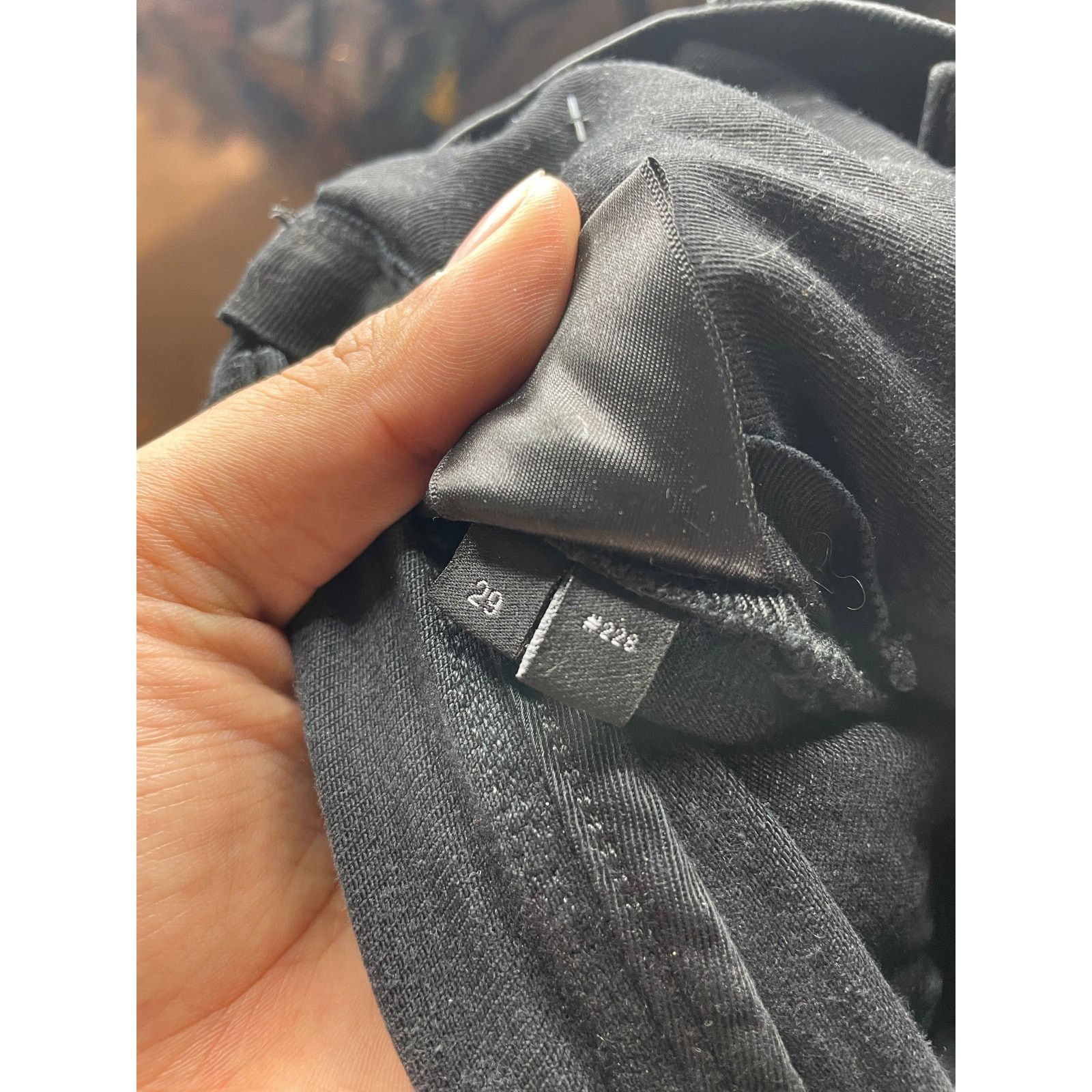 Amiri Amiri MX1 Black Black Patch (Faded) Used Women's 29 Size 29" - 5 Thumbnail