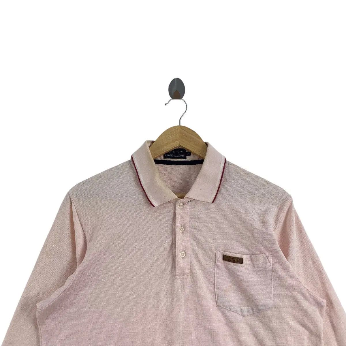 Kansai Yamamoto Vintage KANSAI YAMAMOTO Up To You Collection Polo Tee Shirt Size L / US 10 / IT 46 - 2 Thumbnail