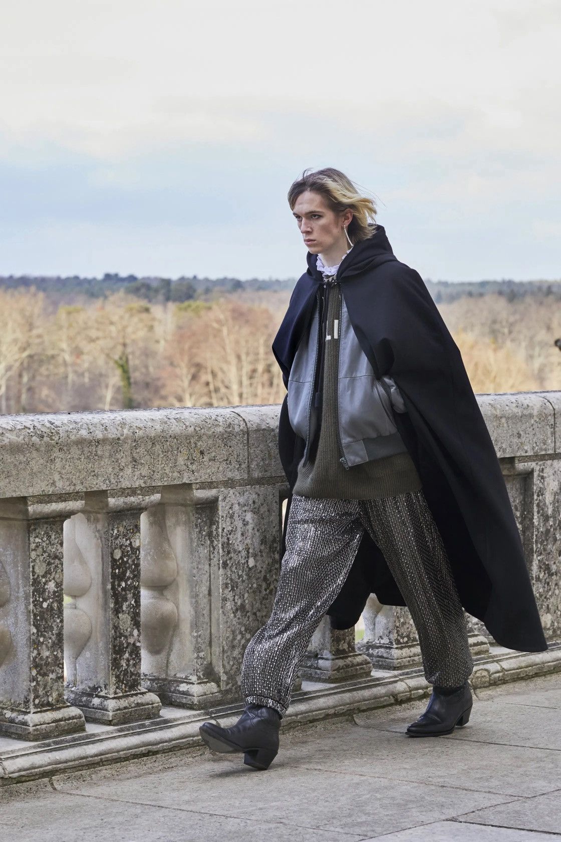 Celine CELINE BY HEDI SLIMANE 21AW RUNWAY ITEM HOODED CLOAK Size US S / EU 44-46 / 1 - 3 Thumbnail