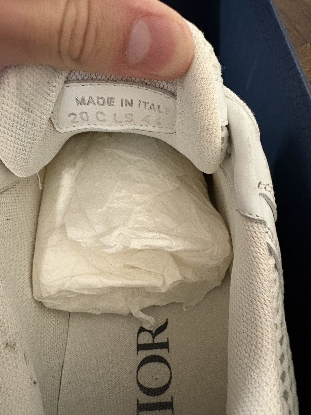 Dior dior b22 white silver Size US 11 / EU 44 - 15 Thumbnail