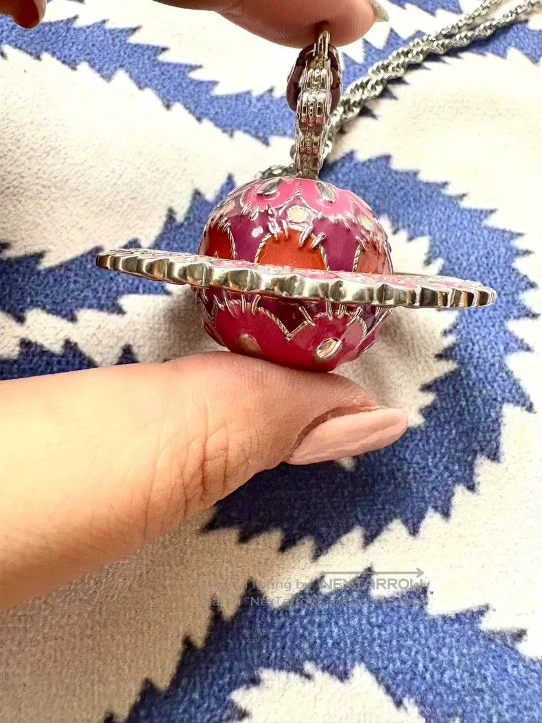 Vivienne Westwood Vivienne Westwood Antique Vulcan Floral Bohemian Enamel La Size ONE SIZE - 6 Thumbnail