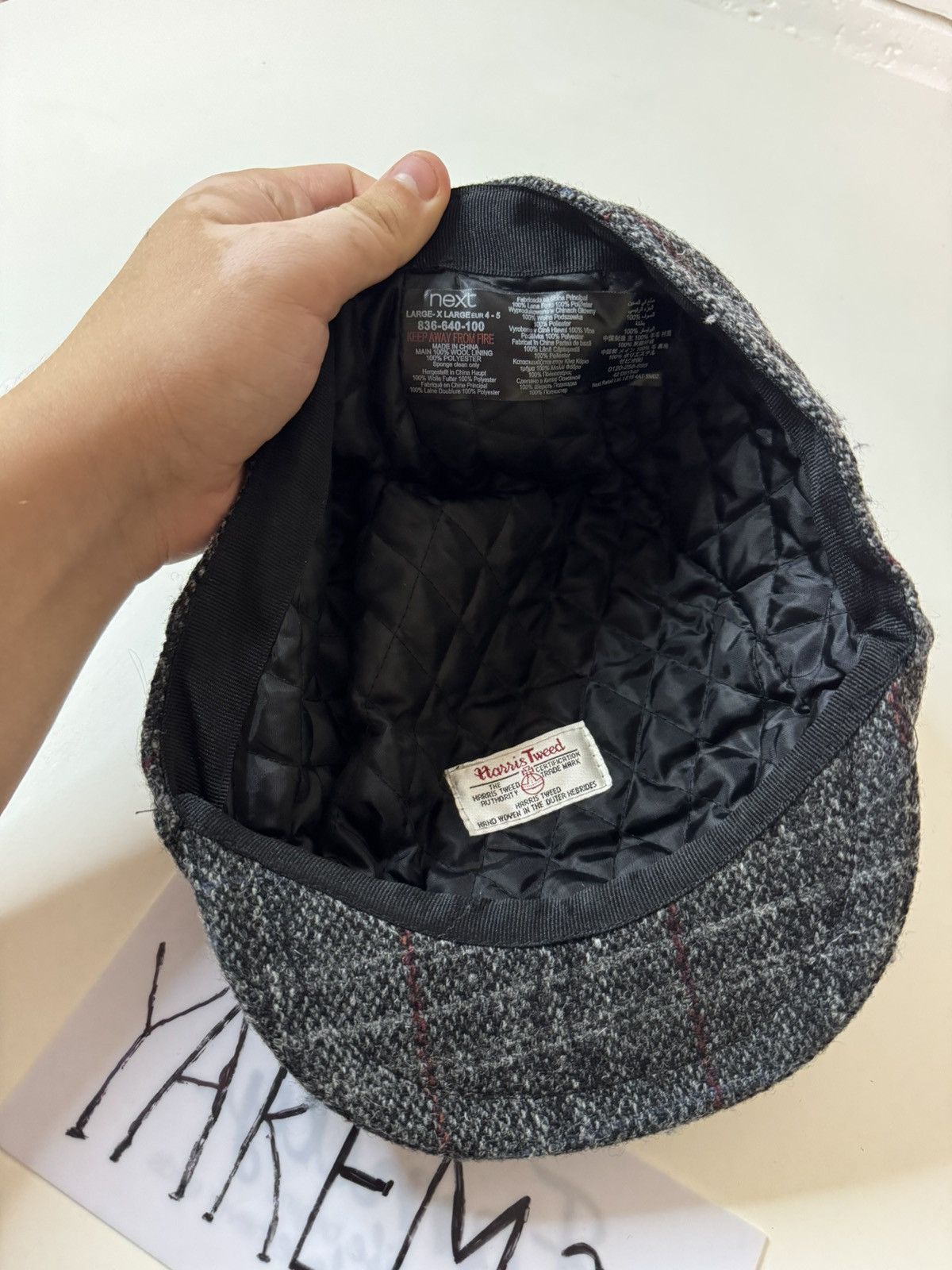 Harris Tweed Harris Tweed cap hat Size ONE SIZE - 4 Thumbnail