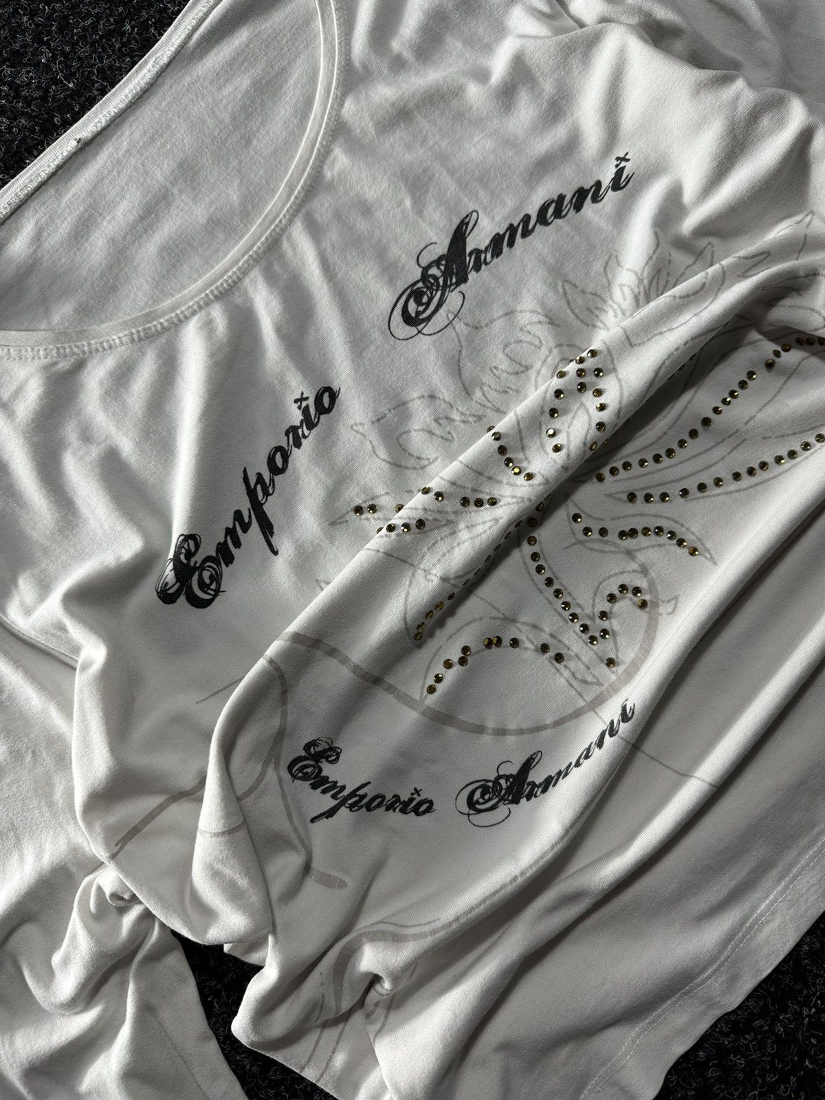 Armani × Vintage 🚨AVANT GARDE ARMANI 90s RARE longsleeve BLOUSES Y2K LUXURY Size M / US 6-8 / IT 42-44 - 4 Thumbnail