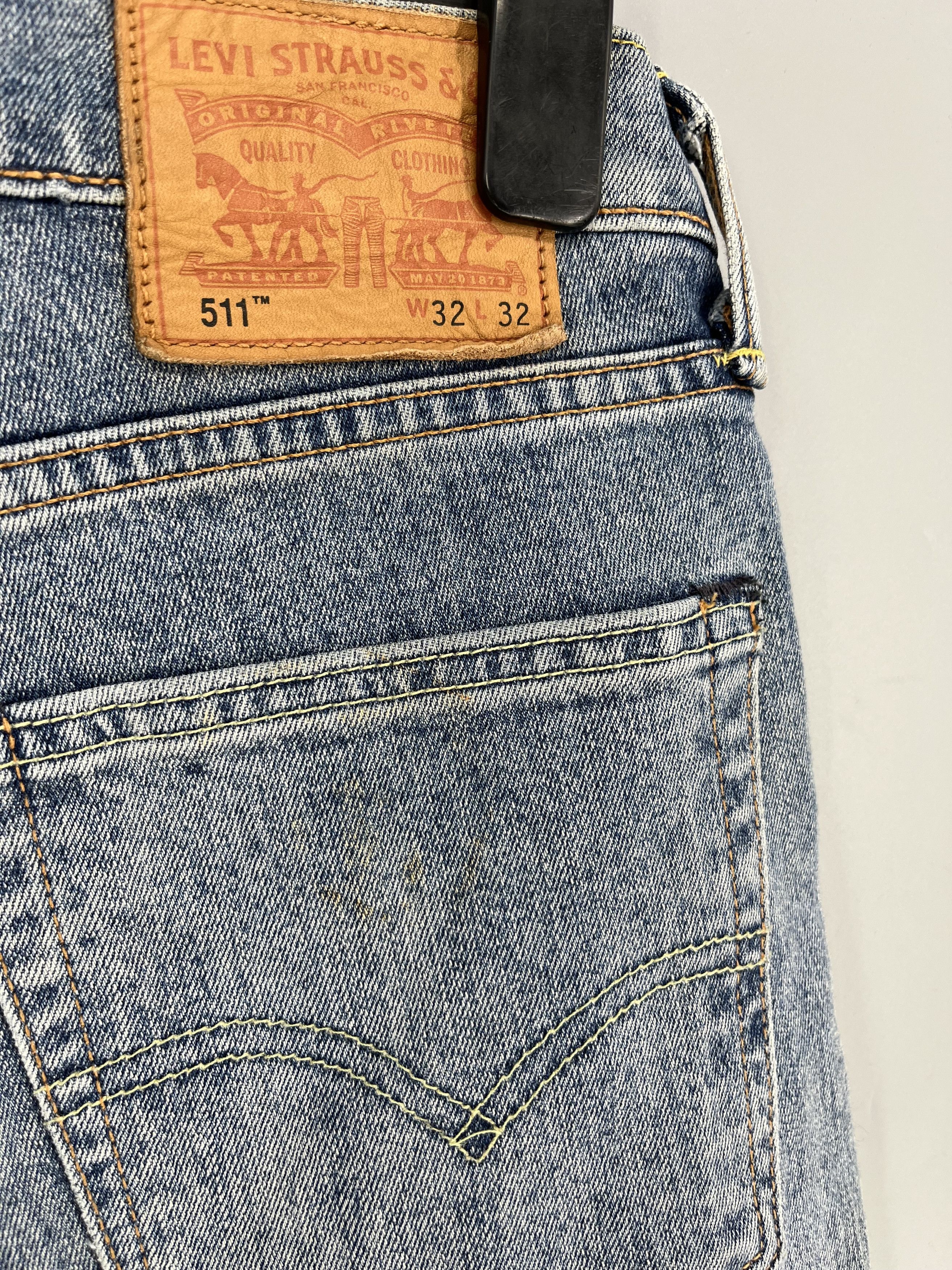 Levi's Vintage Levi's 511 Blue Denim Jeans Size 32 x 32 Size US 32 / EU 48 - 8 Thumbnail