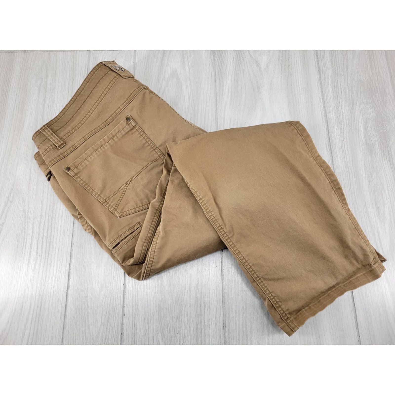 Vintage Kuhl Generatr Hiking Pants Tan 40x30 Brown Size US 40 / EU 56 - 4 Thumbnail