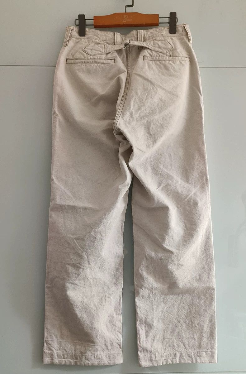 Freewheelers FREEWHEELERS Vintage Natural Off-White High-End Cotton-Lin Size US 30 / EU 46 - 2 Thumbnail