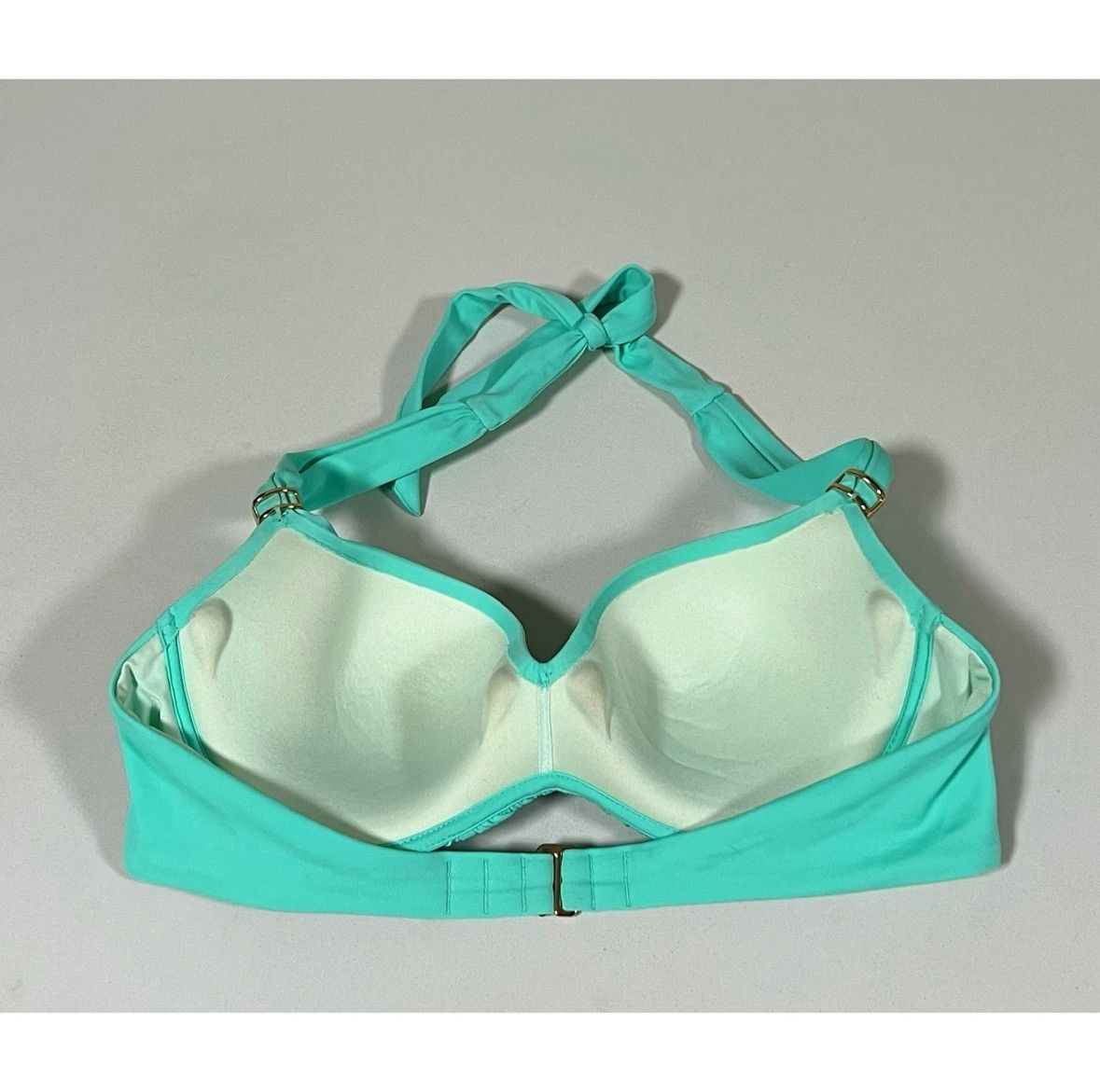 Designer × Victoria's Secret × Vintage Victoria’s Secret Blue Halter Bikini Top Swimwear Size 34A🩵✨ Size XS / US 0-2 / IT 36-38 - 3 Thumbnail