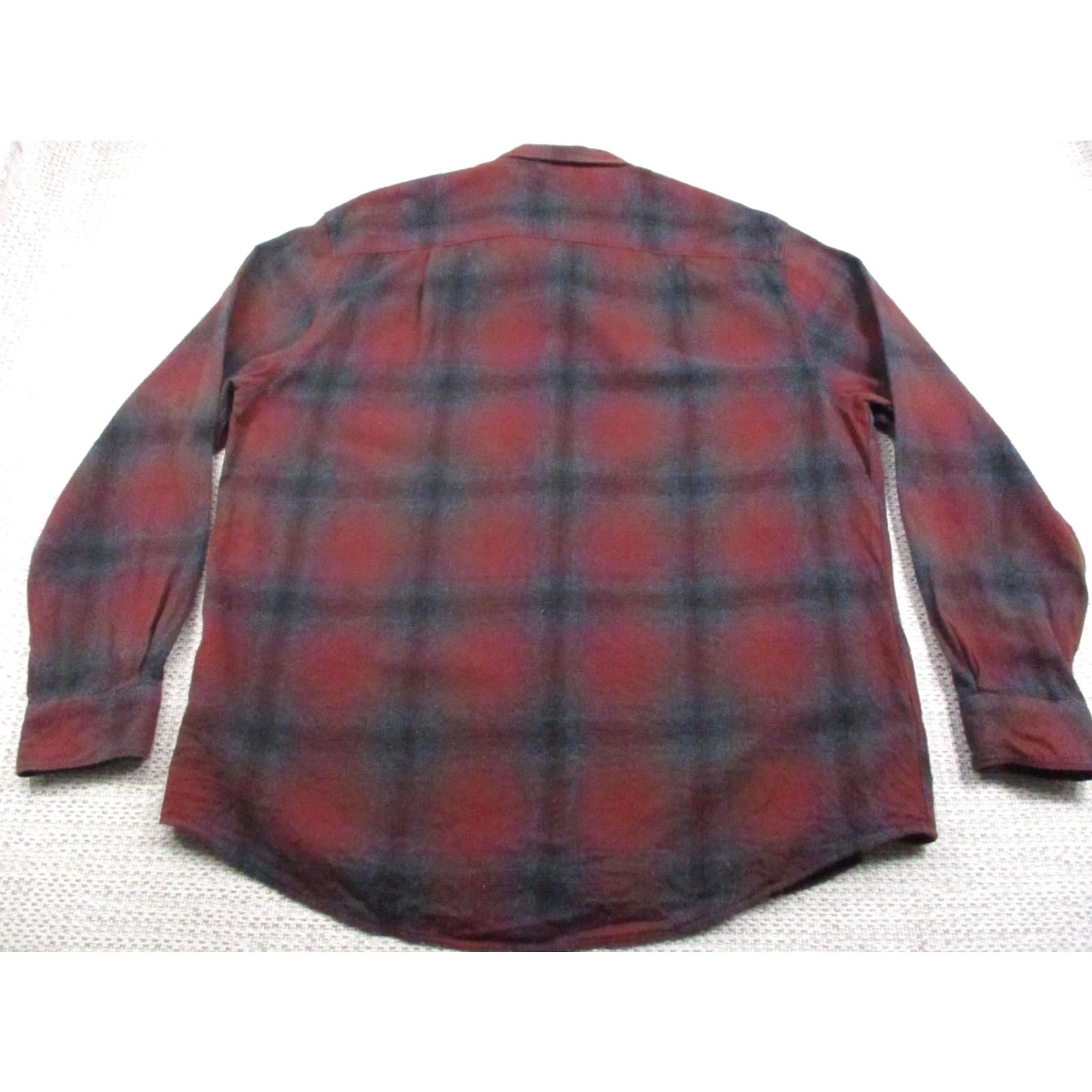 Vintage 32 Bar Blues Shirt Mens XL Button-Down Plaid Shirt Red Black Cotton Flannel Casual Outdoors Long Sleeve Pocketed Vintage? No — remove. Size US XL / EU 56 / 4 - 7 Thumbnail