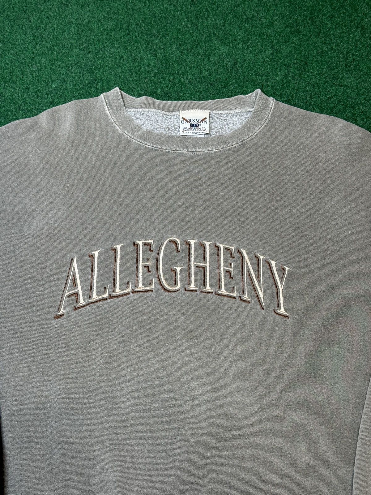 Vintage Vtg 90s Allegheny USA Made Faded Pa Oversized Sweatshirt Size US L / EU 52-54 / 3 - 2 Thumbnail