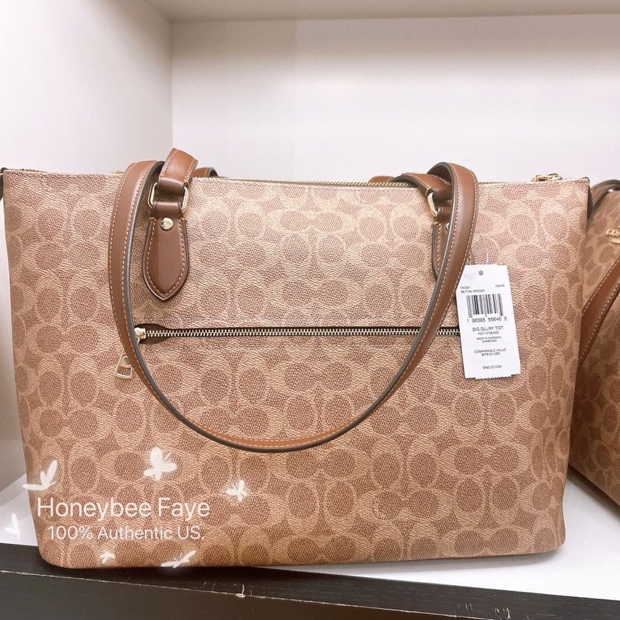 Coach Gallery Tote Bag In Signature Canvas CW381 Size ONE SIZE - 2 Thumbnail