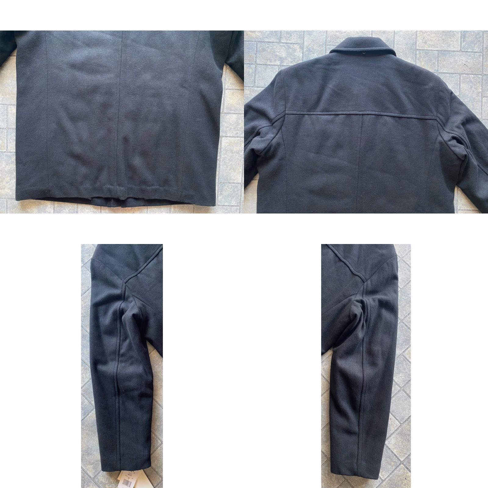 Dockers New Dockers Coat Men’s Pea XL Black Wool Blend Lined MSRP 80 NWT Size US XL / EU 56 / 4 - 10 Thumbnail