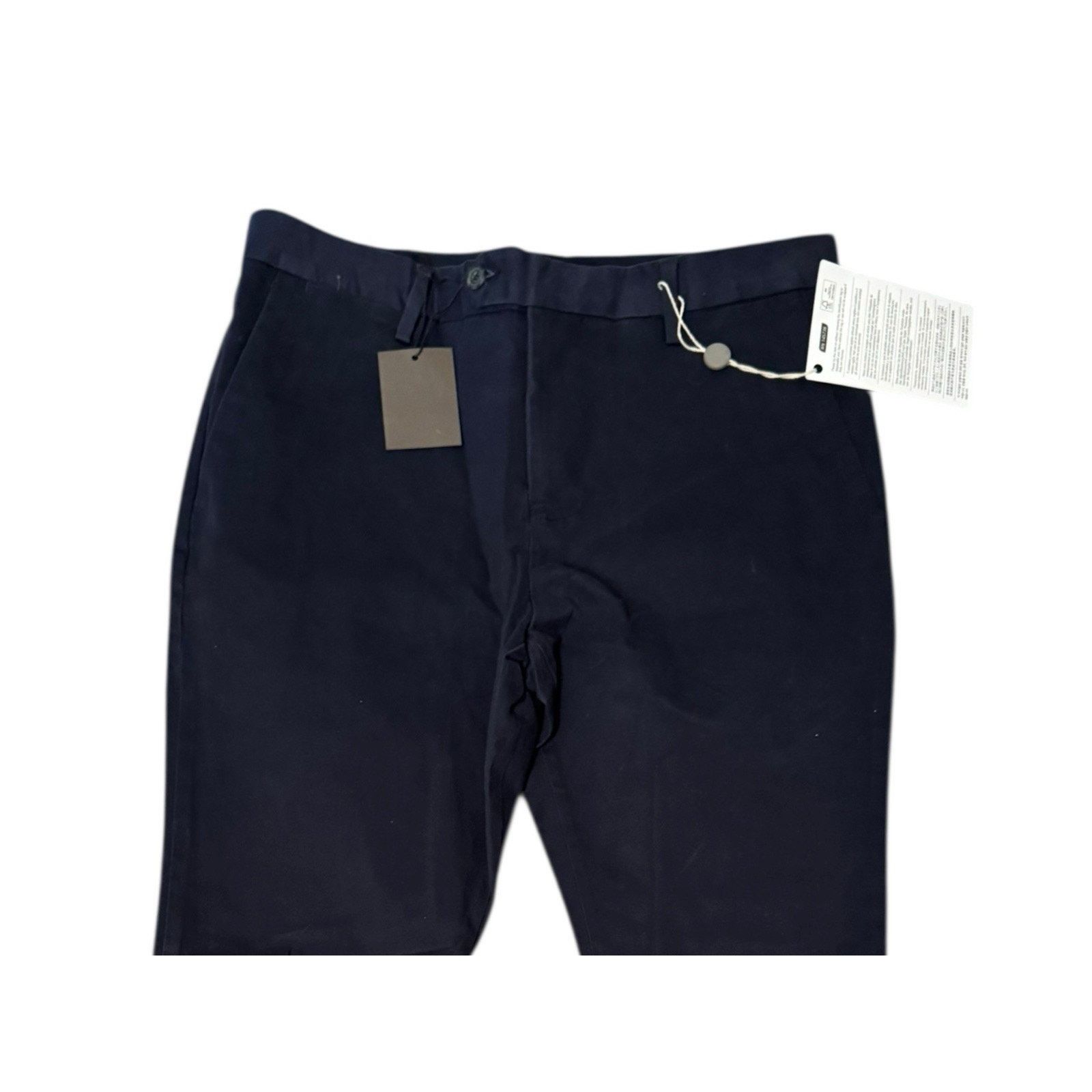 Other Marciano NEW Straight Leg Trousers Cuffed Hem Midnight Blue Size 34" / US 12 / IT 48 - 2 Thumbnail