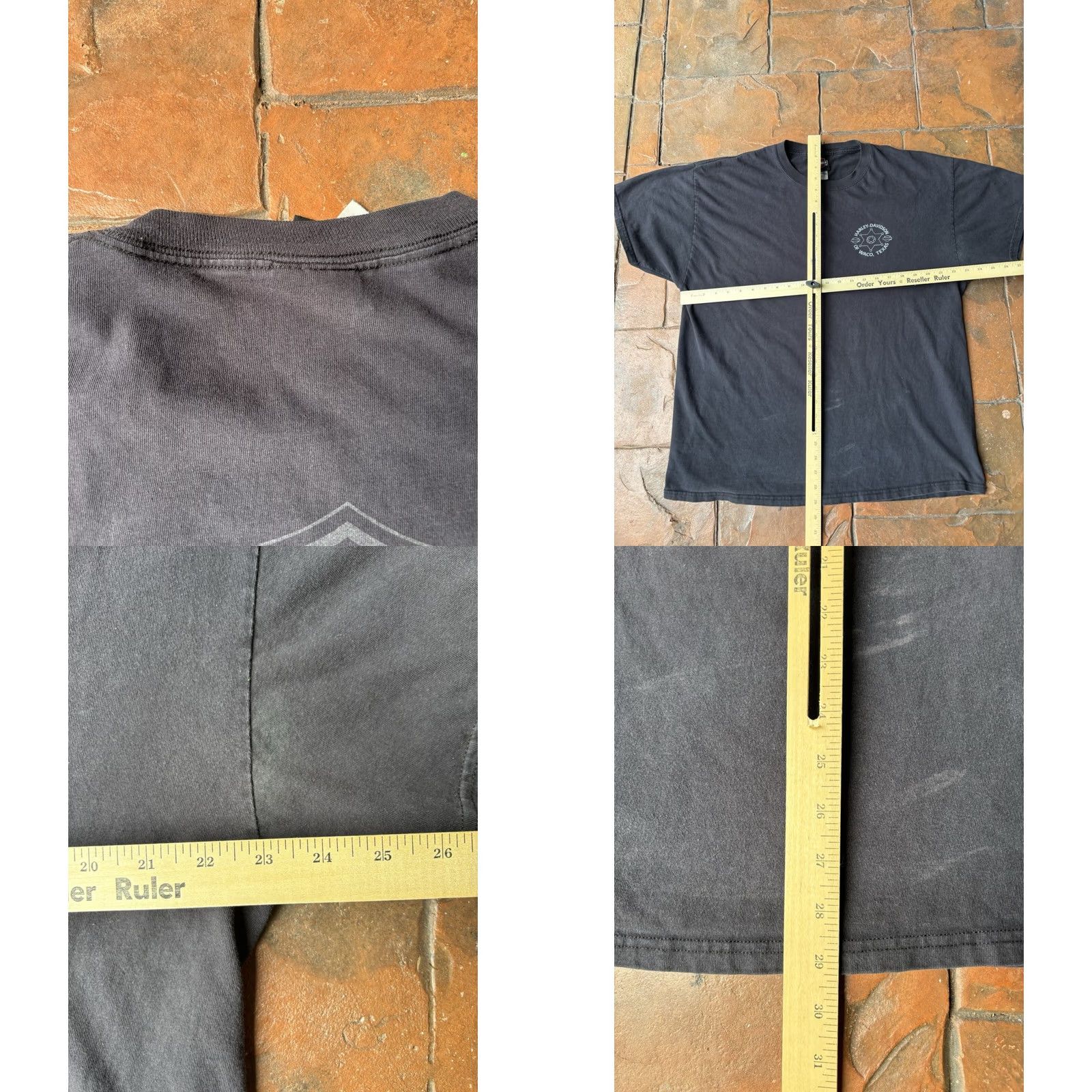 Harley Davidson VINTAGE Harley-Davidson T-Shirt XL Black Men Size US XL / EU 56 / 4 - 8 Thumbnail