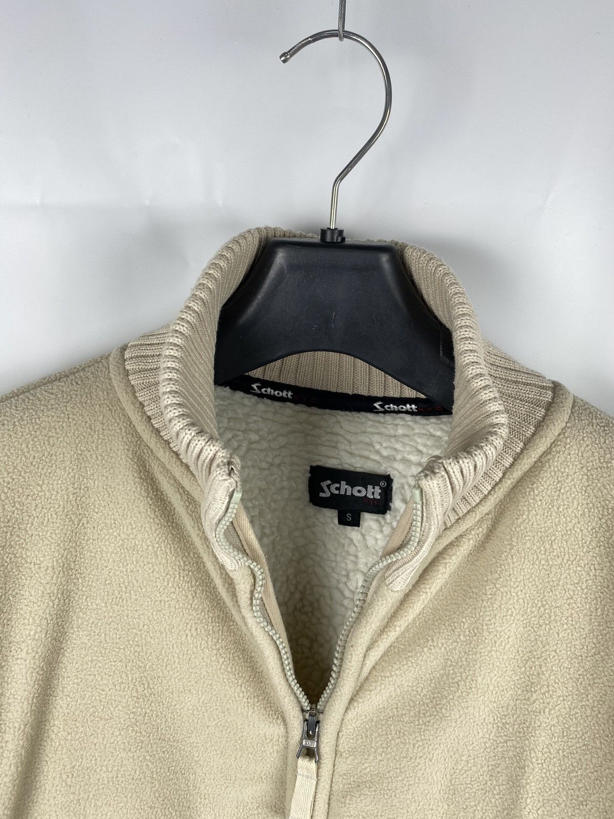 Schott × Vintage Schott NYC Fleece Bomber Jacket Full-Zip size S Size US S / EU 44-46 / 1 - 3 Thumbnail