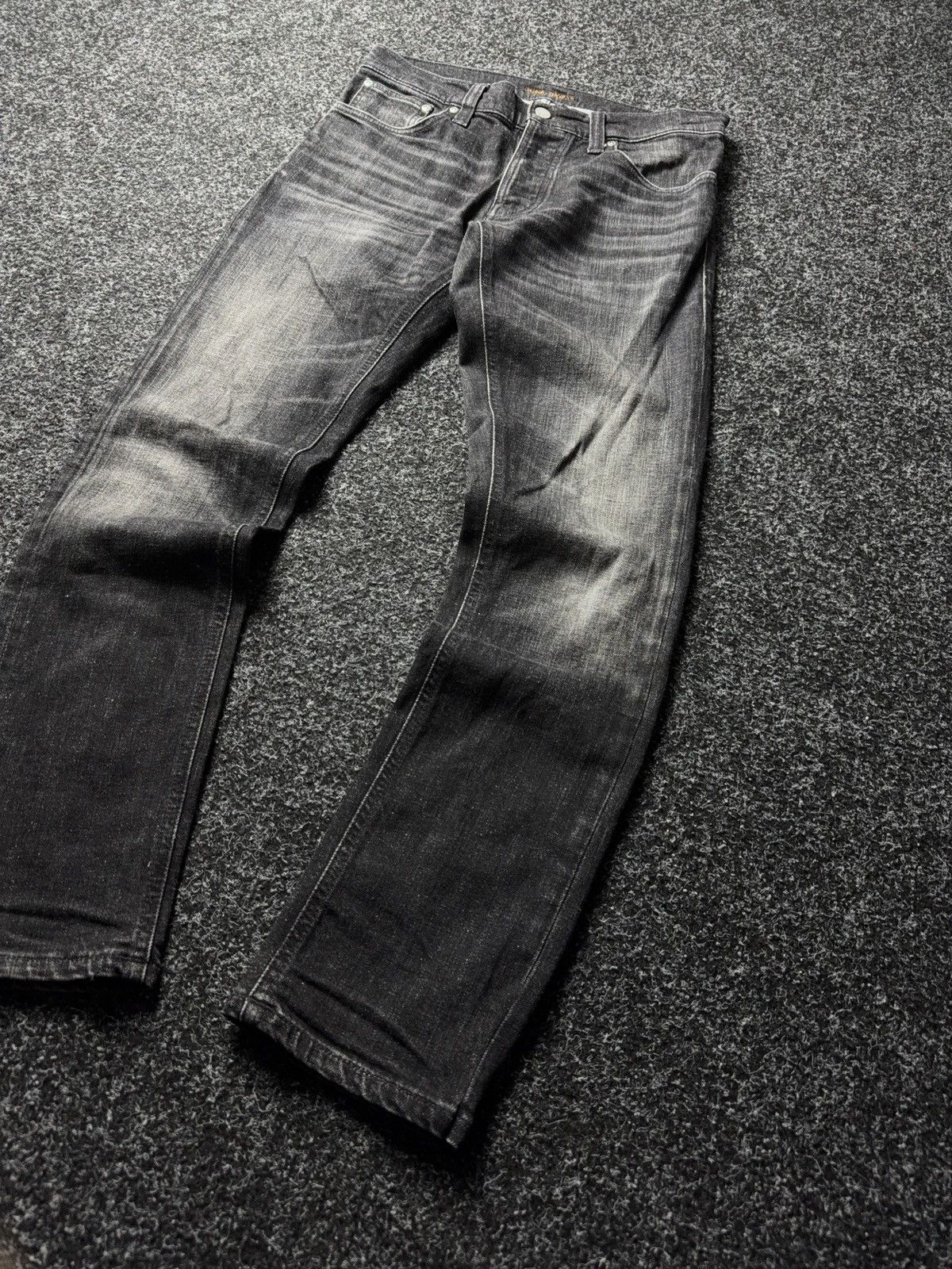 Nudie Jeans Luxury 00s Nudie Jeans Co Black Organic Denim Slim Fit Size US 30 / EU 46 - 3 Thumbnail