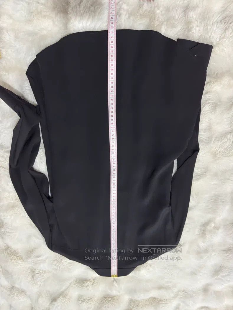 Saint Laurent Paris Saint Laurent Paris Black Mulberry Silk Shirt Size XS / US 0-2 / IT 36-38 - 7 Thumbnail