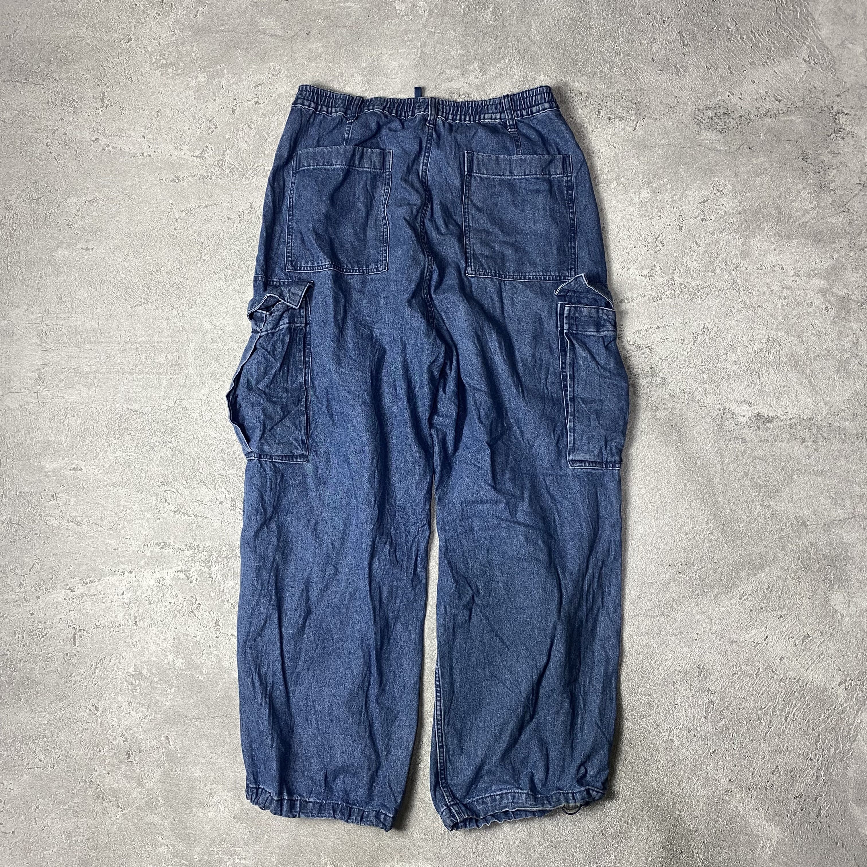 GU × Japanese Brand × Yohji Yamamoto Gu Ballon Parachute Cargo Yohji Yamamoto Style Pants Size US 36 / EU 52 - 2 Thumbnail