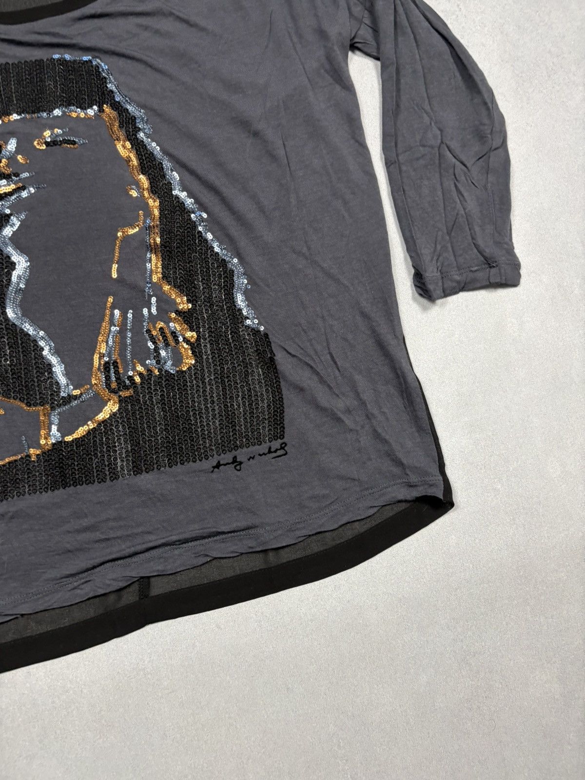 Andy Warhol Andy Warhol Pepe Jeans 2000s Sequin Graphic Top Pop Art Y2K Size S / US 4 / IT 40 - 5 Thumbnail