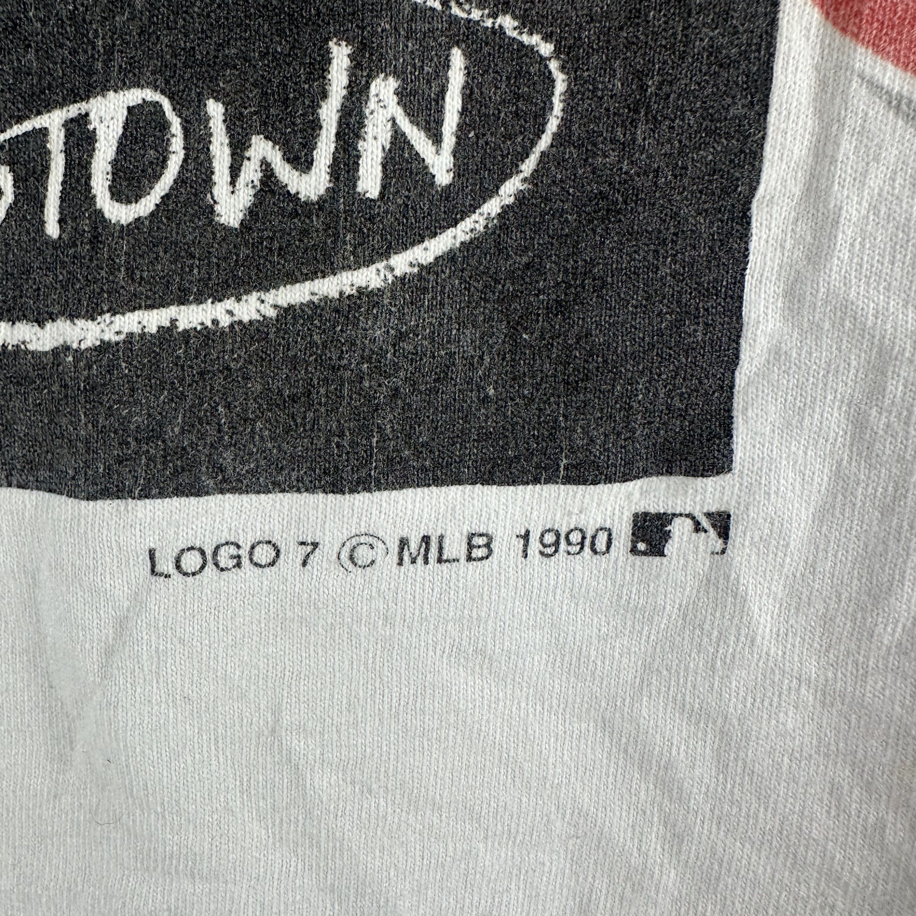 Vintage ​Vintage 1990 Texas Rangers Formula 34 MLB Graphic T-shirt Size US L / EU 52-54 / 3 - 3 Thumbnail