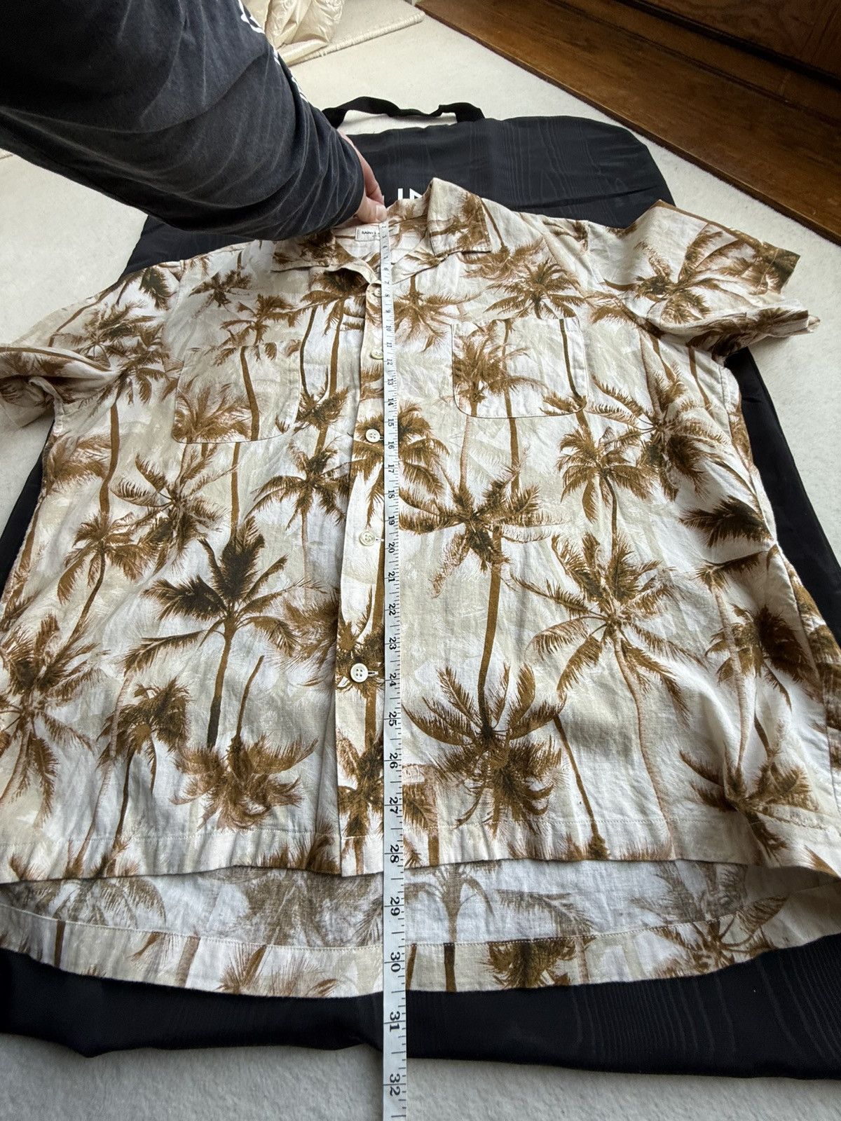 Saint Laurent Paris SS16 Saint Laurent runway Hawaiian palm tree shirt Hedi 42 Size US L / EU 52-54 / 3 - 7 Thumbnail