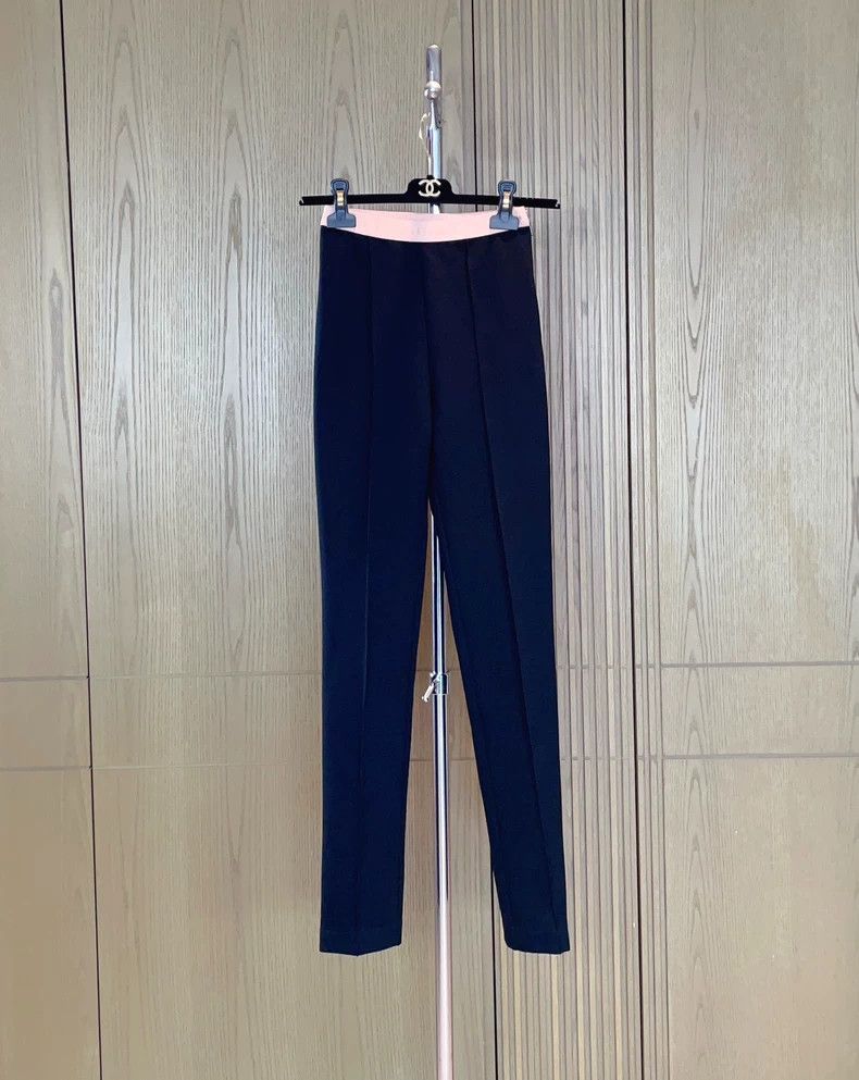 Gucci Gucci Size XXS Black pink letter high waist slim elastic l Size 42" / US 20 - 1 Thumbnail