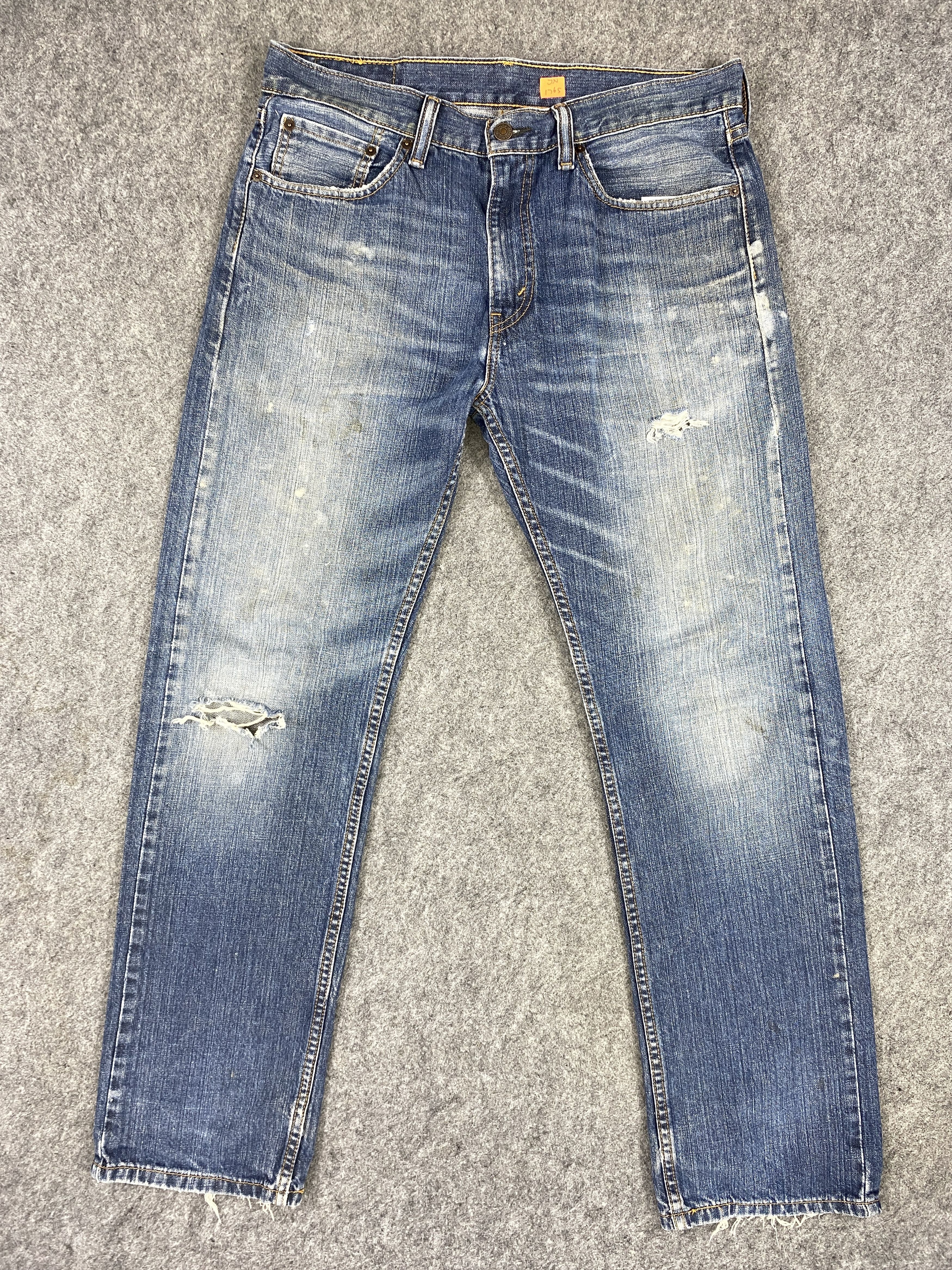 Levi's Distressed Blue Vintage Levi's 511 33x32 Denim -JN1765 Size US 33 - 1 Thumbnail