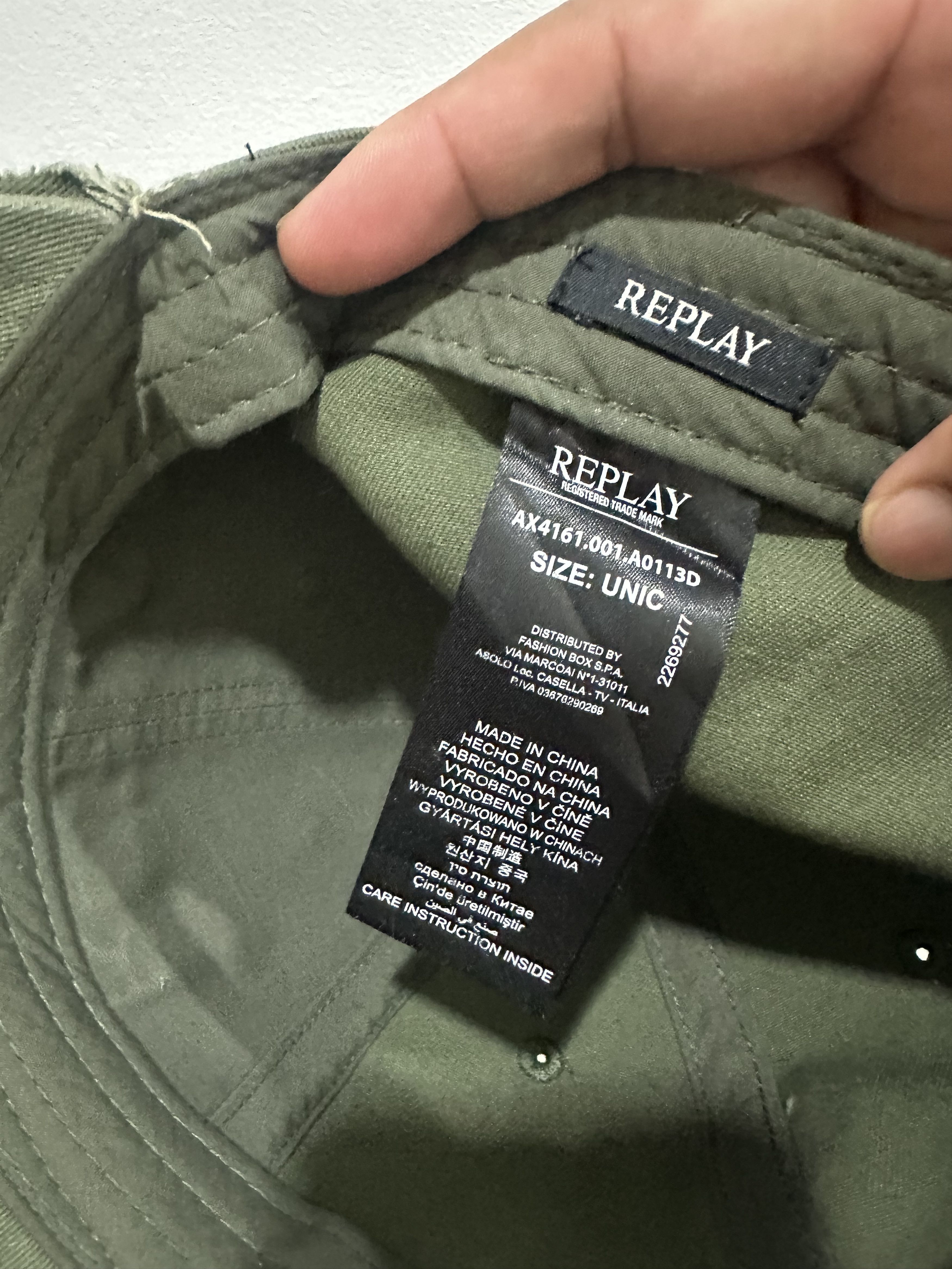 Replay VTG Replay Distress Hat Size ONE SIZE - 6 Thumbnail