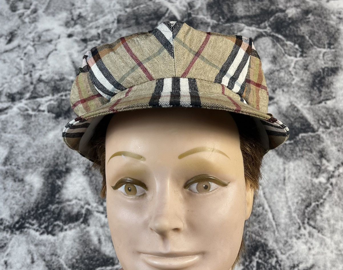 Burberry Burberry London Linen Check Cap Size ONE SIZE - 12 Thumbnail