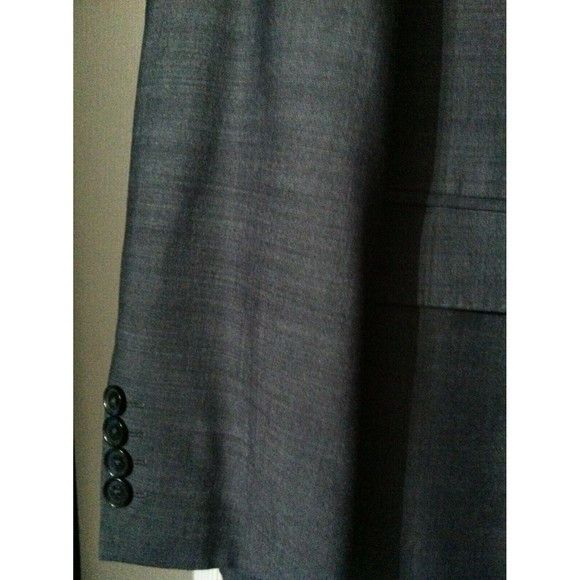 Calvin Klein CALVIN KLEIN MENS NEW OMBRE BLUE SUIT JACKET:M PANTS:33/32 Size 40L - 3 Thumbnail
