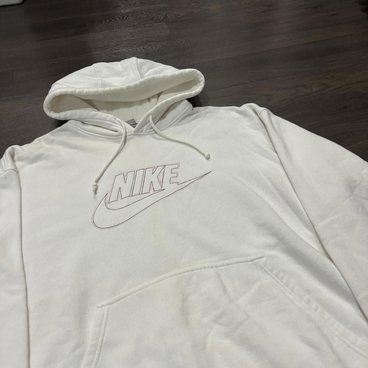 Nike Vintage Nike Hoodie 00s L/XL Pink Border Logo Size US L / EU 52-54 / 3 - 3 Thumbnail