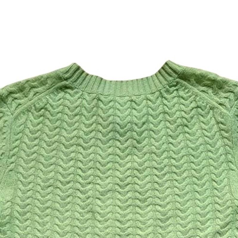 Theory Theory Green Cashmere Sweater | Size XS Size XS / US 0-2 / IT 36-38 - 4 Thumbnail