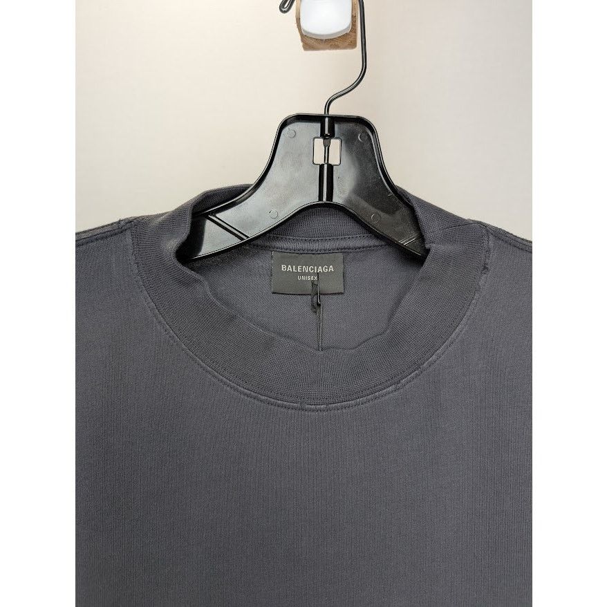 Balenciaga o1rshd1 Be Kind Vintage Jersey Faded Oversized T-Shirt Size US XL / EU 56 / 4 - 3 Thumbnail