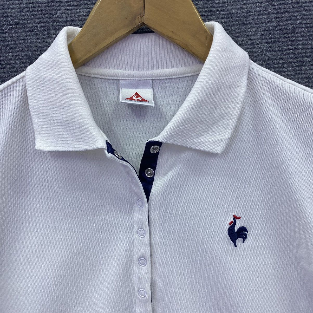 Le Coq Sportif × Vintage Women Le Coq Sportif Polo Shirt Size S / US 4 / IT 40 - 2 Thumbnail