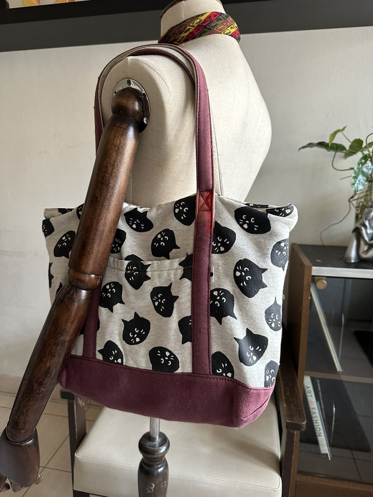 Issey Miyake 1990s Ne-net Cat Tote bag Size ONE SIZE - 12 Thumbnail