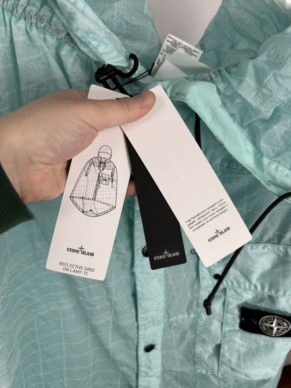 Stone Island Stone Island Reflective Grid Cape Size US XXL / EU 58 / 5 - 9 Thumbnail