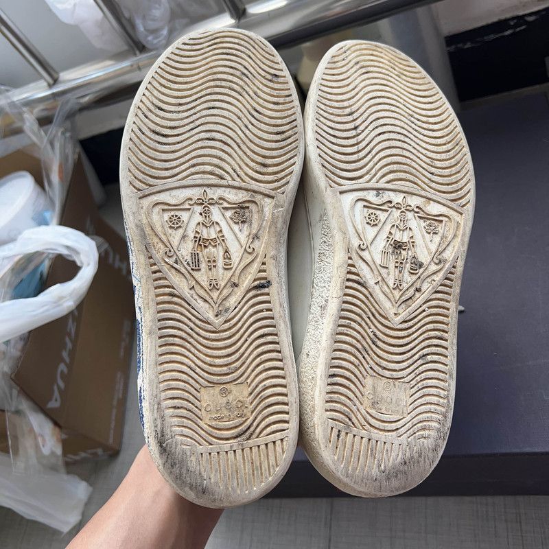 Gucci Gucci Ace Loved Vintage Leather Sneakers - Size US 8 / EU 41 - 7 Thumbnail